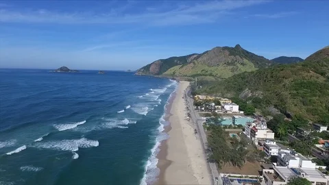 Beach in rio de janeiro Stockbeeldmateriaal 87967036