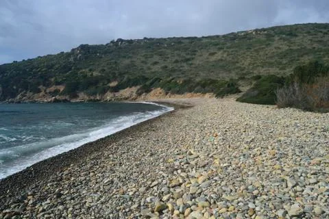 Beach of Rio Trottu Stock Photos