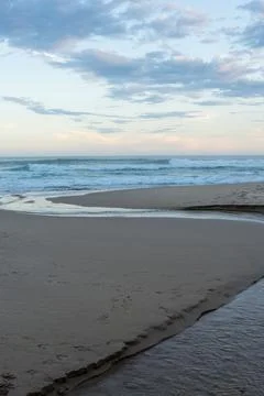 Beach river Stock Photos