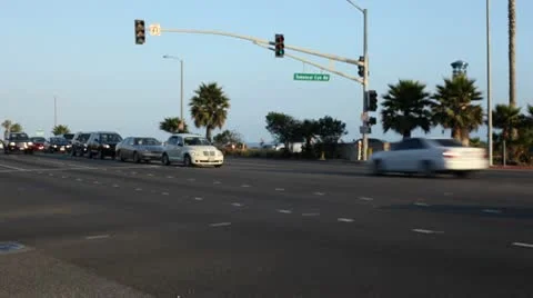 Beach-Road-Cyclists Video stock 10576844