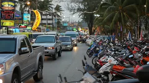 Beach road Stock Footage 11315107