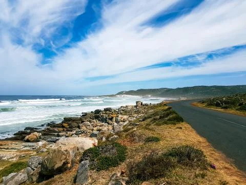 Beach road Stock Photos
