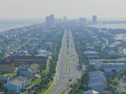 Beach road Stock Photos