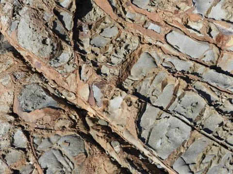 Beach Rock Diagonal texture Stock Photos