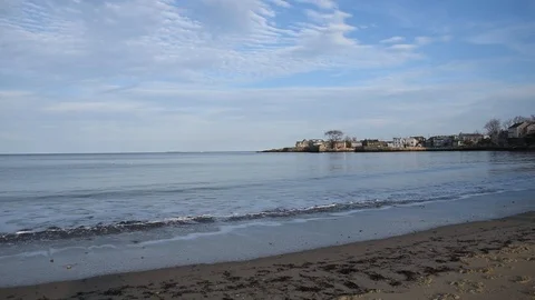 Beach in Rockport Stock Footage 100434931