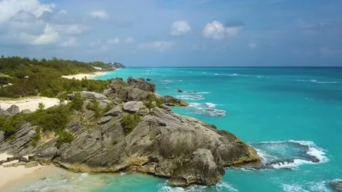 Beach with rocks Stock Footage 210228676