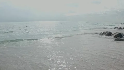 Beach Rocks Stock Footage 257429008