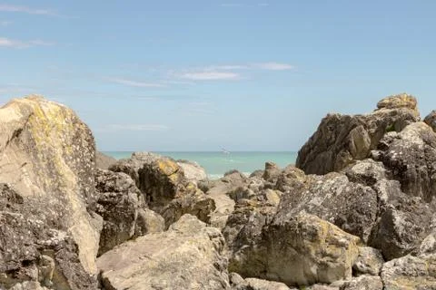 Beach Rocks Stock Photos
