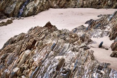 Beach rocks Stock Photos