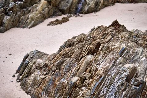 Beach rocks 库存照片