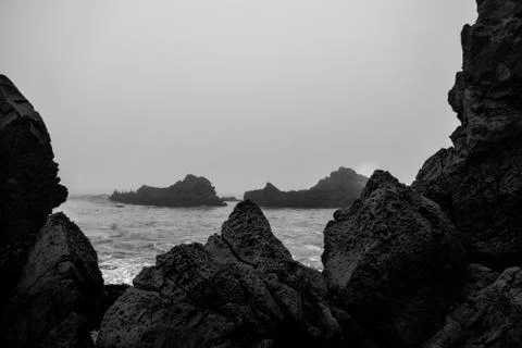 Beach rocks Foto stock