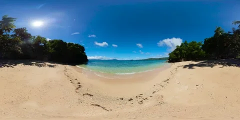 Beach in Romblon Island. Philippines. Virtual Reality 360. Stock Footage 310378317