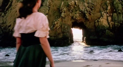 Beach Romp Stock Footage 345369152