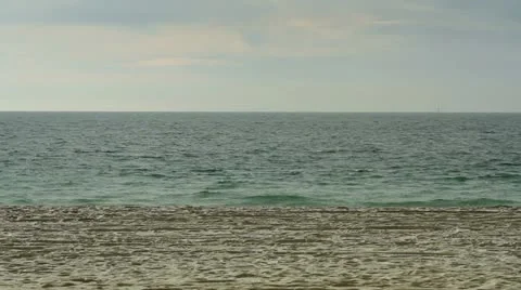 Beach Runner Stock Footage 22773131