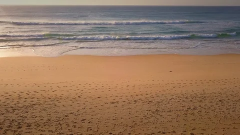 Beach Runner Stock Footage 114839127
