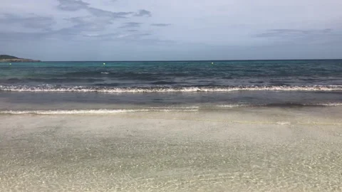 Beach in Sa Coma, Mallorca, Spain Stock Footage 133258403
