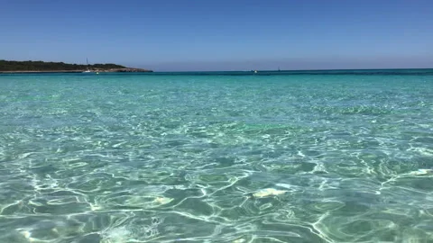 Beach in Sa Coma, Mallorca, Spain Stock Footage 133259981