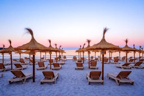 Beach in Sa Coma, Mallorca, Spain Stock Photos