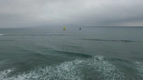 Beach to Sailboat Stock Footage 63498366