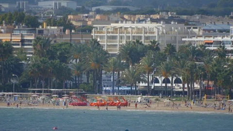 Beach in salou Video stock 86372515