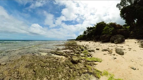 Beach in San Jose. Romblon, Philippines. Stock Footage 342532716