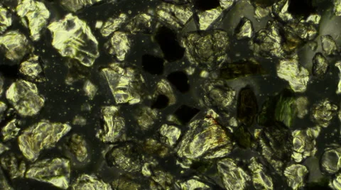 Beach Sand 100x Microscope Stock Footage 40580847