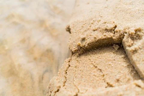 Beach sand background Stock Photos