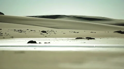 Beach sand dunes 2 Stock Footage 48339217