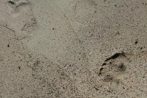 Beach sand ground macro background covid-19 june season creta island greece m Stock Photos