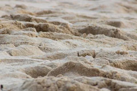 Beach sand macro close up Stock Photos