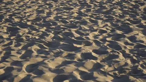 Beach Sand at Sunset Stock Footage 51990473