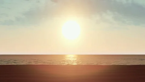 Beach sand in sunset view Video stock 94409514