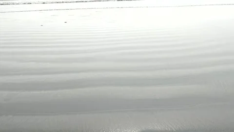 Beach Sand Texture 4k video HD footage -Tide Marks Sand footage- Beach pattern 库存影片 329287439