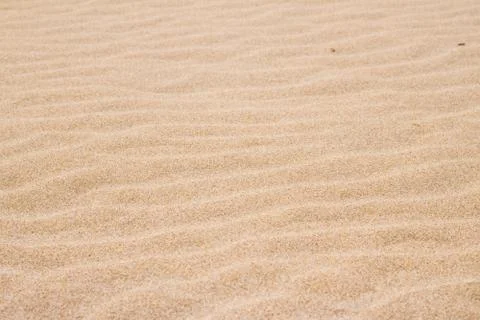 Beach sand texture background in summertime Stock Photos