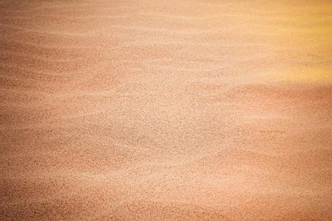 Beach sand texture background in summertime Foto stock