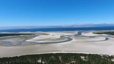 Beach sand water coast Stock Footage 81822236