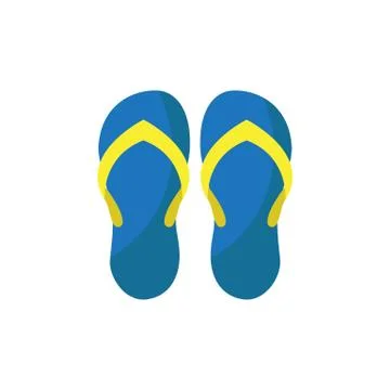 Beach Sandals 库存插图