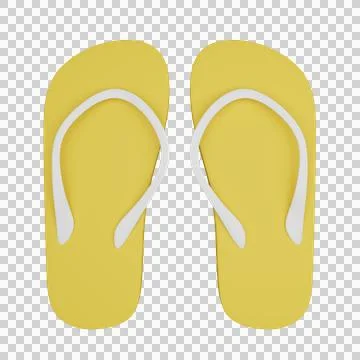 Beach sandals Stock Illustration