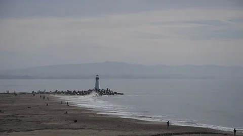 Beach of Santa Cruz Stock Footage 100988552