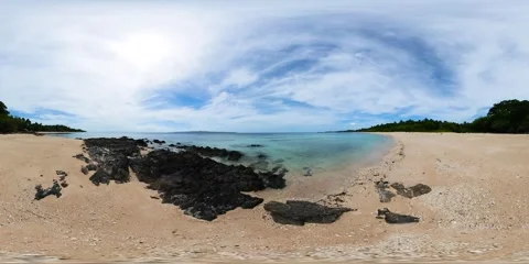 Beach in Santa Fe, Romblon. Philippines. Virtual Reality 360. Stock Footage 310382104