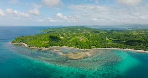 Beach in Santa Fe, Tablas, Romblon. Philippines. Stock Footage 266804050