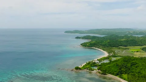 Beach in Santa Fe, Tablas, Romblon. Philippines. Stock Footage 275269657