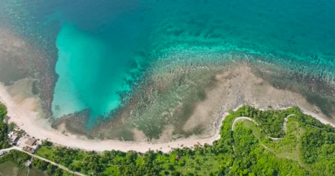 Beach in Santa Fe, Tablas, Romblon. Philippines. Stock Footage 321912139
