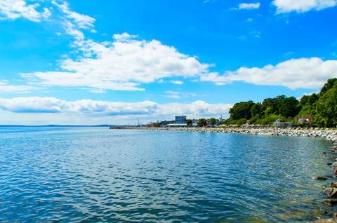 The Beach of Sassnitz Stock Photos