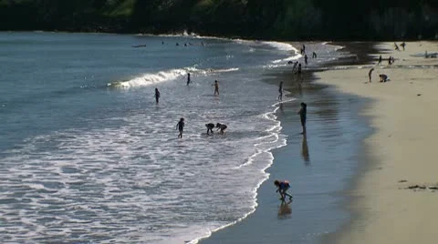 Beach scene 01 HD Stock Footage 10736271