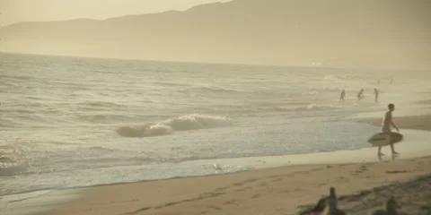 Beach Scene Stock Footage 30391909