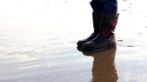 Beach Scene Stock Footage 47486793