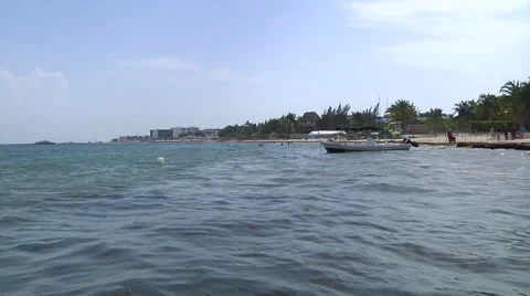 Beach scene Stock Footage 53971652