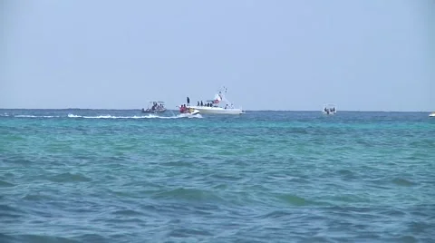 Beach scene Stock Footage 53972291