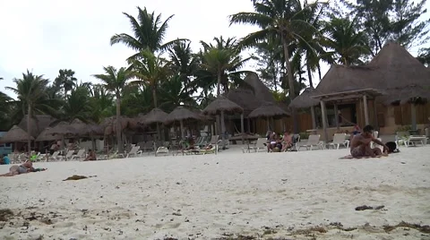 Beach scene Video stock 53976048